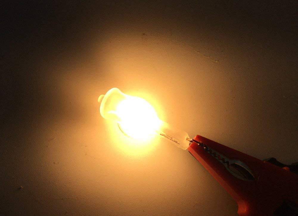 Osram Capsule Lamp Halogen Bulb 12V 20W Warm White Bi Pin G4 For Accent Lights, Under Cabinet Puck Lamp, Chandeliers, Track Lighting Pack Of 10, Yellow, 10Pcs12V20W